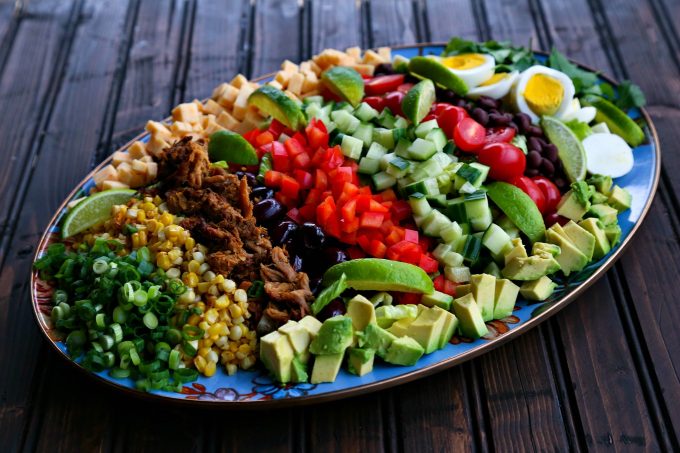 Tex-Mex Cobb Salad from foodiewithfamily.com