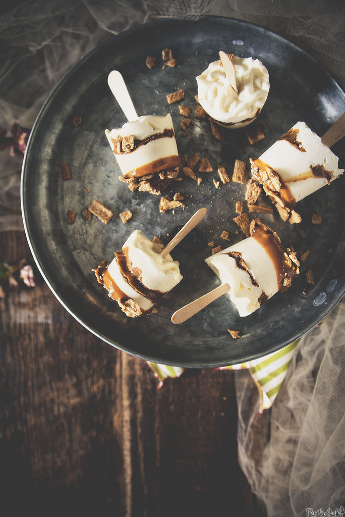 Dulce de Leche Cheesecake Pops with Rumchata {Pass the Sushi}