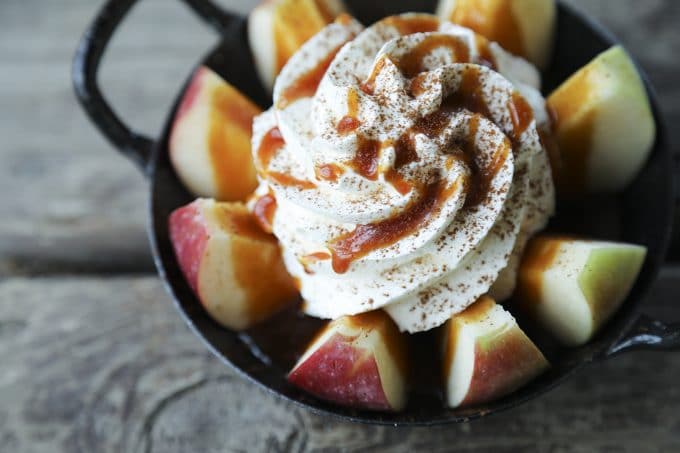 2-Minute Pull Apart Caramel Apples inspired by a visit to a real Christmas Tree Farm: Stokoe Farms in Scottsville, NY.