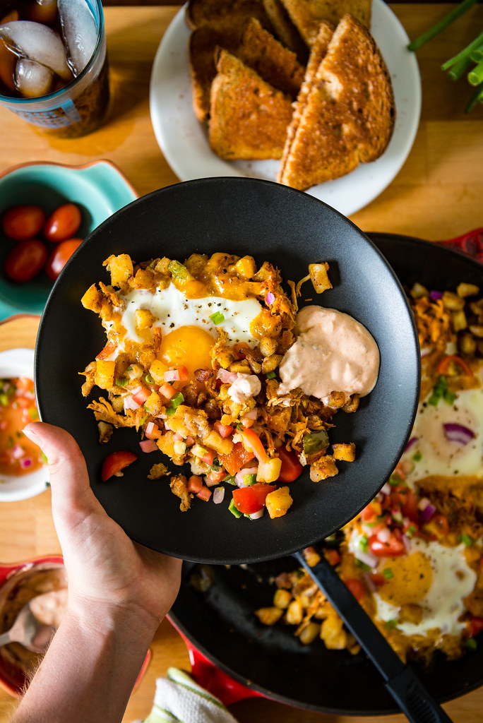 Spicy Chipotle Breakfast Hash {Girl Carnivore}