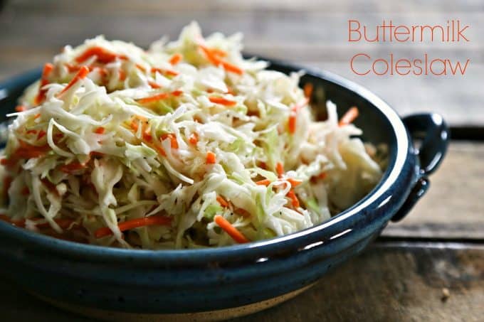 Southern style Classic Buttermilk Coleslaw