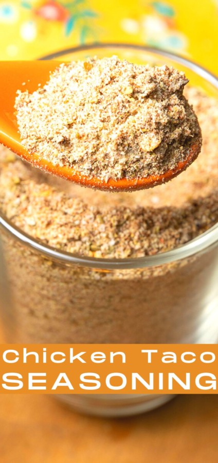 In as long as it takes to measure a few tablespoons of things, you can have the best Chicken Taco Seasoning you’ve ever tasted. Not only is it great on chicken tacos, but it’s wonderful on grilled, roasted, and air fryer chicken to boot! Homemade seasonings blends can be the difference between amazing and alright. When you make it at home, you are able to use the freshest spices and herbs and that makes an impact you won’t believe until you taste it.