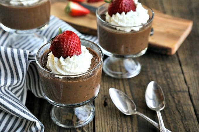 This rich, creamy, custard-based Chocolate Tapioca Pudding is comforting and delicious, and modern enough to be interesting while still being nostalgic!