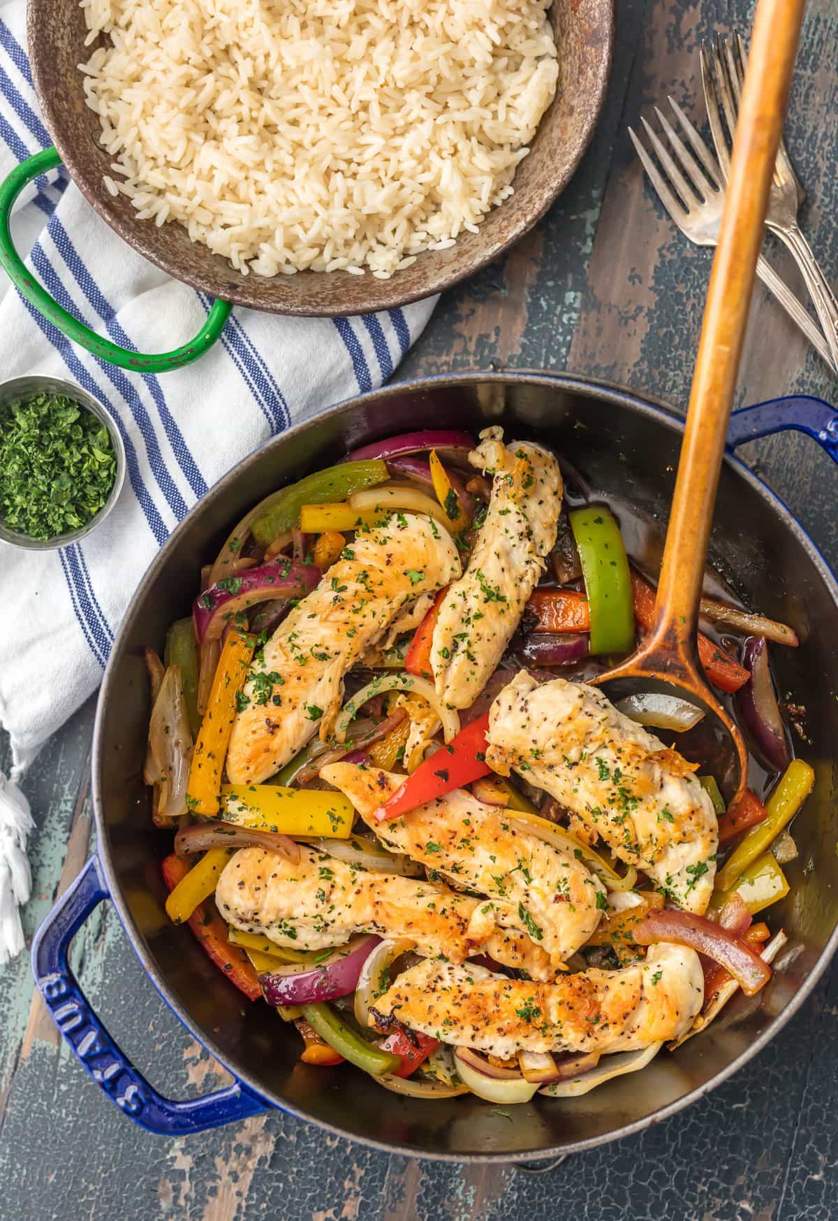 Cilantro Chicken Stir Fry {The Cookie Rookie}