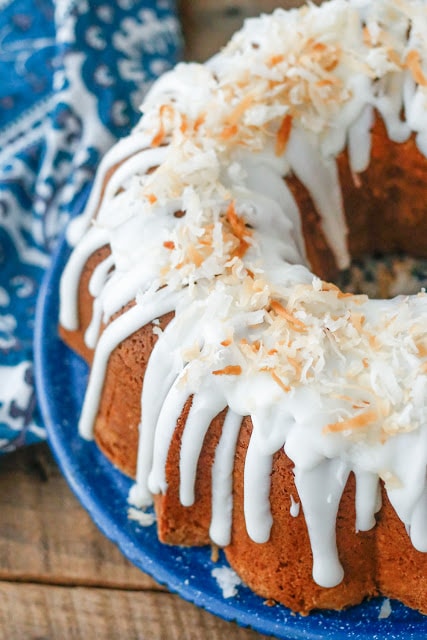 Best Coconut Pound Cake {Barefeet in the Kitchen}