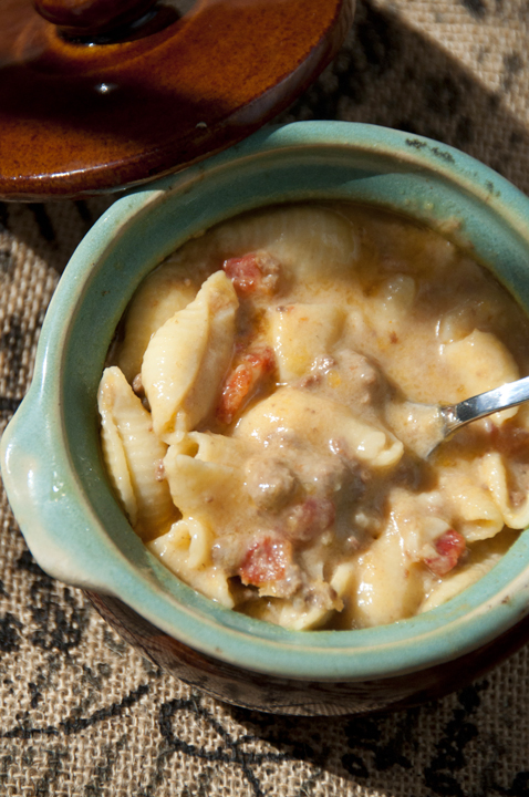 Crock Pot Bacon Cheeseburger Soup {Wishes & Dishes}