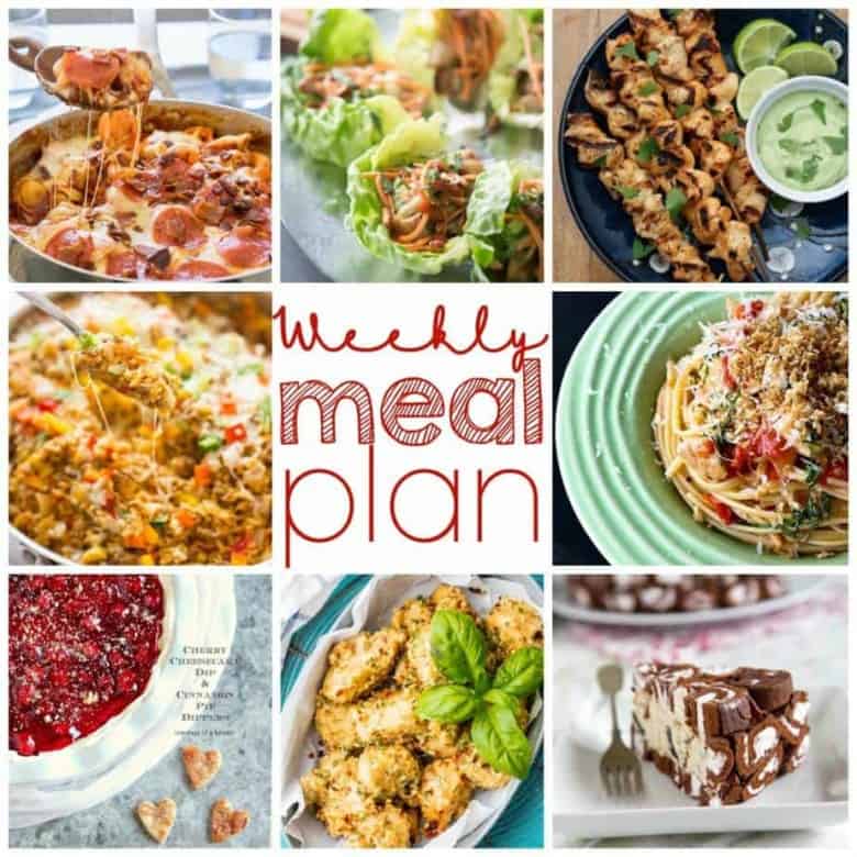 Easy Meal Plan Week of July 27th.