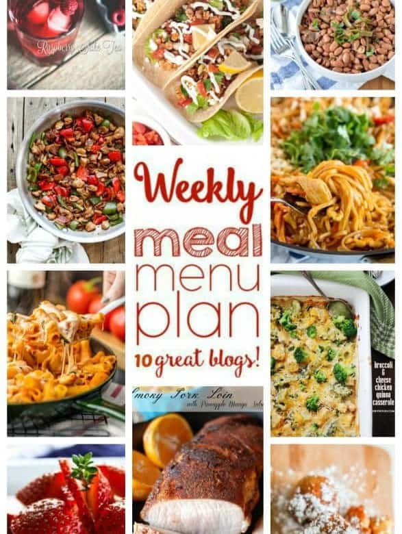 Easy Weekly Meal Plan Week 38 from foodiewithfamily.com and friends