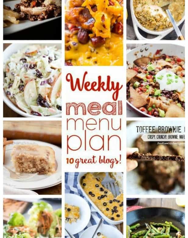 Easy Meal Plan Week 39 from foodiewithfamily and friends.