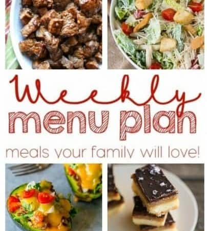 GIVEAWAY + Easy Meal Plan Week 59