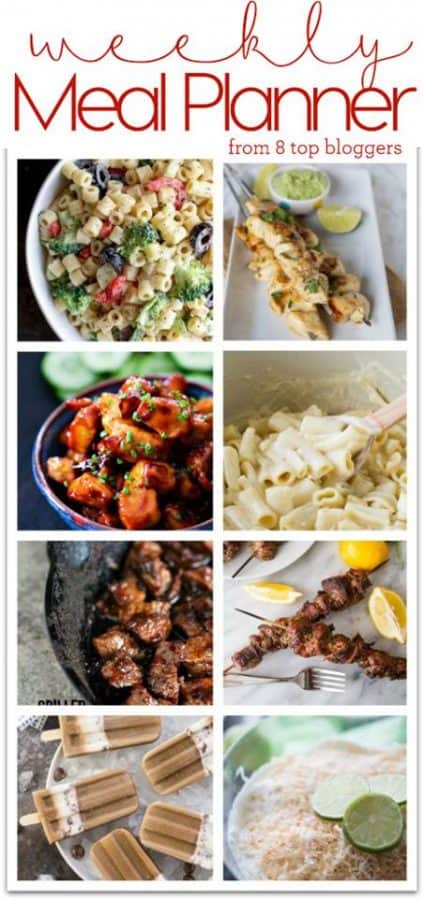 Easy Meal Plan Week 1