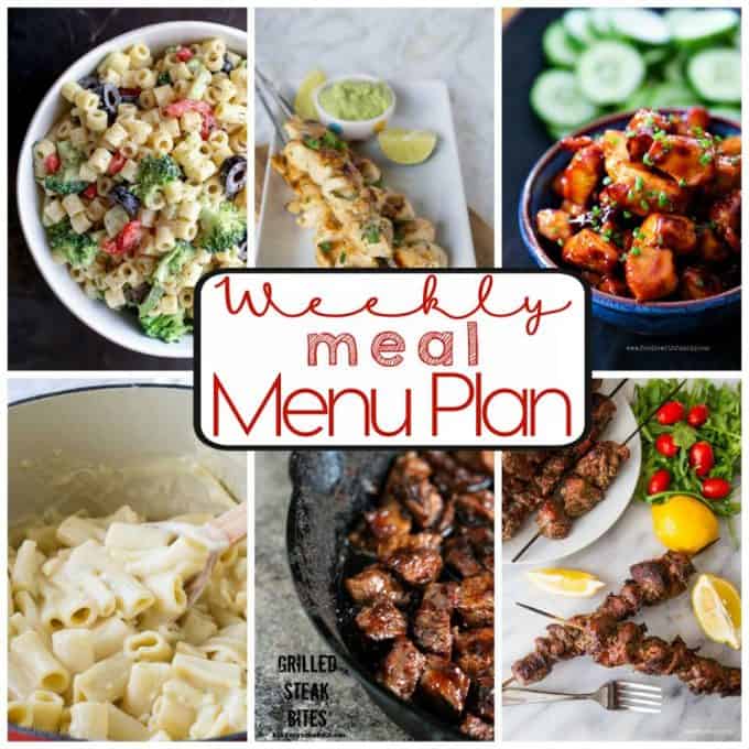 Easy Meal Plan Week 1