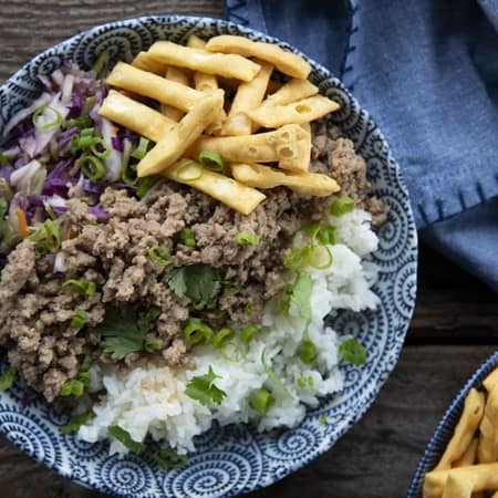 Pork Egg Roll In A Bowl