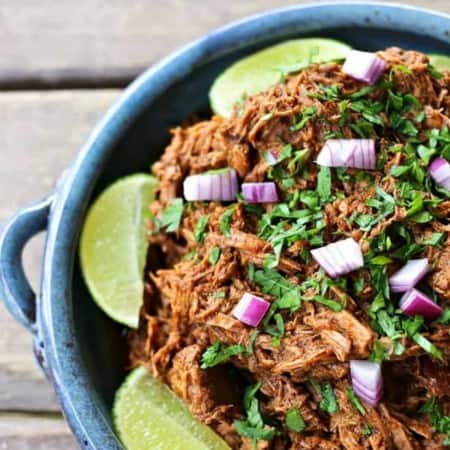 Slow-Cooker Copycat Chipotle Barbacoa Shredded Beef.