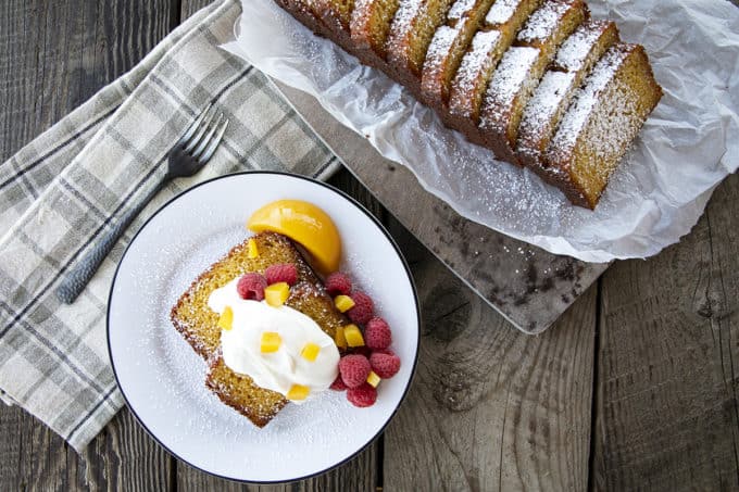 French Yogurt Cake is the world's easiest cake, but that doesn't make it any less impressive, and this Brown Sugar Peach Yogurt Cake is simple to make and simply divine! It's surprisingly sophisticated for a cake made with such humble ingredients.