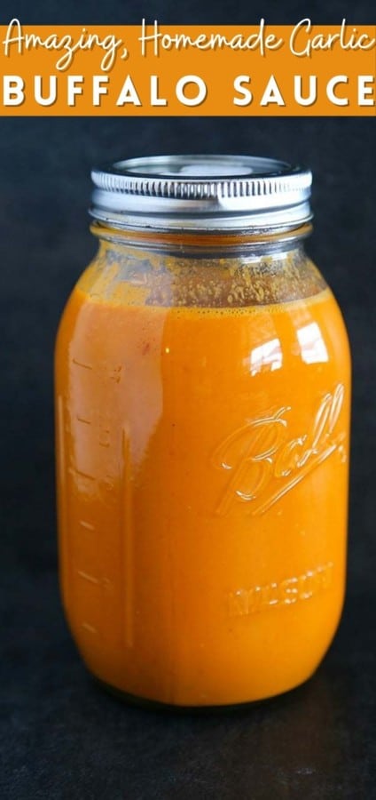 Why make Garlic Buffalo Sauce Recipe when you can purchase one from just about any store? Simply put, this is infinitely tastier. If you need another reason, it's ridiculously easy to make! Win/win!