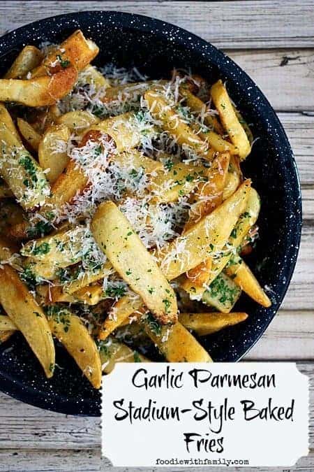 Garlic Parmesan Stadium-Style Steak Fries #Superbowlsnacks #Gameday #Biggamesnacks #BigGame #Comfortfood