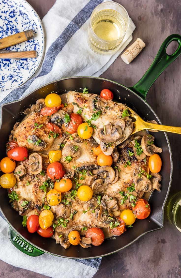 Gluten Free Chicken Marsala {The Cookie Rookie}