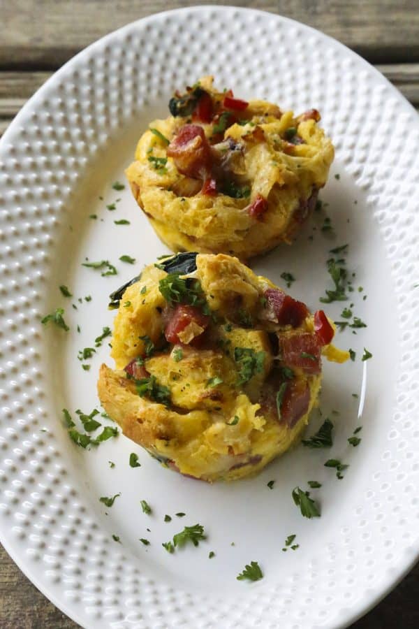 Ham and Egg Muffin Cups from foodiewithfamily.com