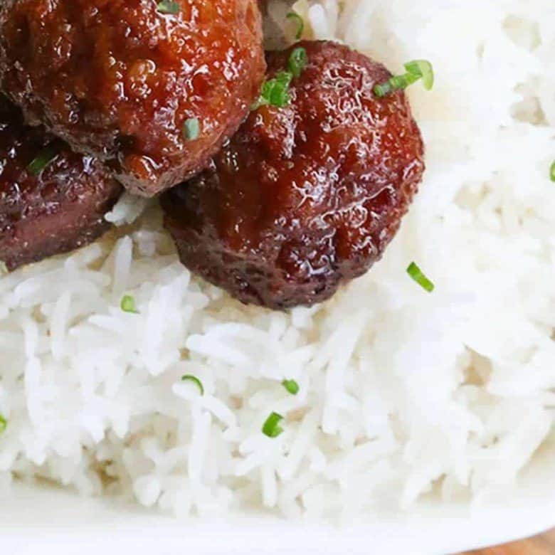 Old Fashioned Ham Balls: tender, salty-and-sweet, tangy, easy, and oh-so-craveable!