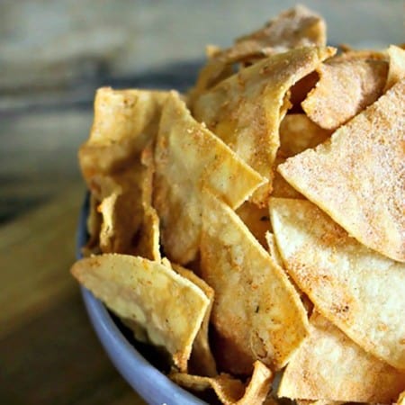 Easy peasy, better for you, and tasting just as great: Homemade Cool Ranch Doritos. Don't let food sensitivities keep you from the comfort food you love!