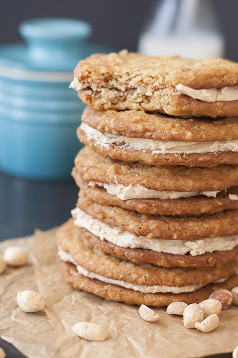 Homemade Stuffed Nutter Butter Cookies {Wishes & Dishes}