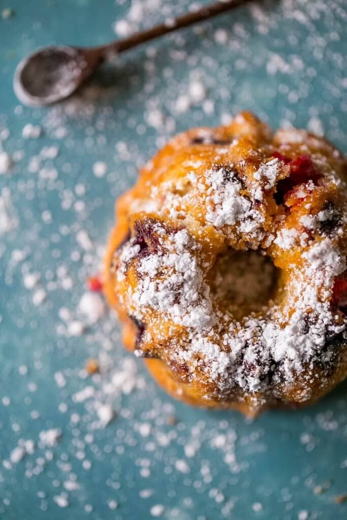 Lemon Berry Bundt Cakes {Sweet C's}