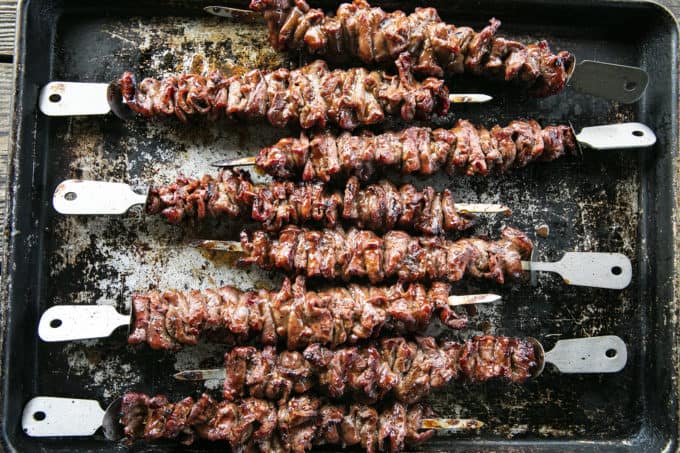 Korean Barbecue Grilled Flat Iron Steak is smoky, garlicky, unbelievably tender, and simple to prepare. This versatile main will be your new summer go-to!