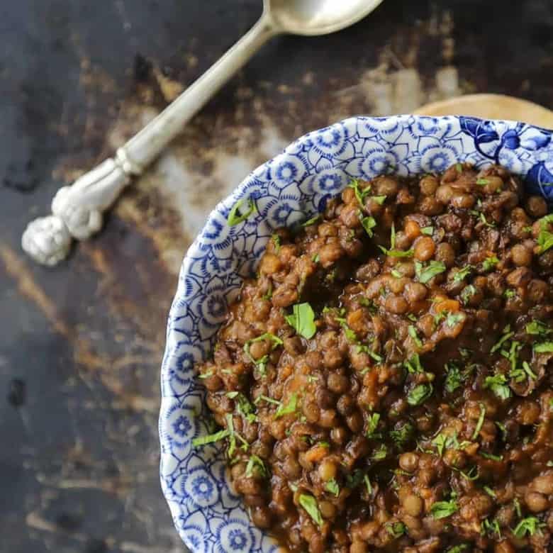 Lentil Stew with ham from Foodiewithfamily.com