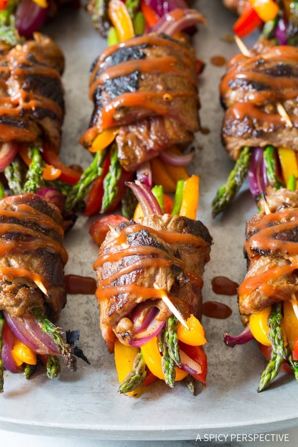 Low Carb Steak Fajita Rolls Ups {A Spicy Perspective}