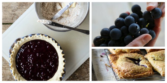 New York Grape Pie Filling and Mini Grape Hand Pies from Not Your Mama's Canning Book by Rebecca Lindamood aka Foodie with Family