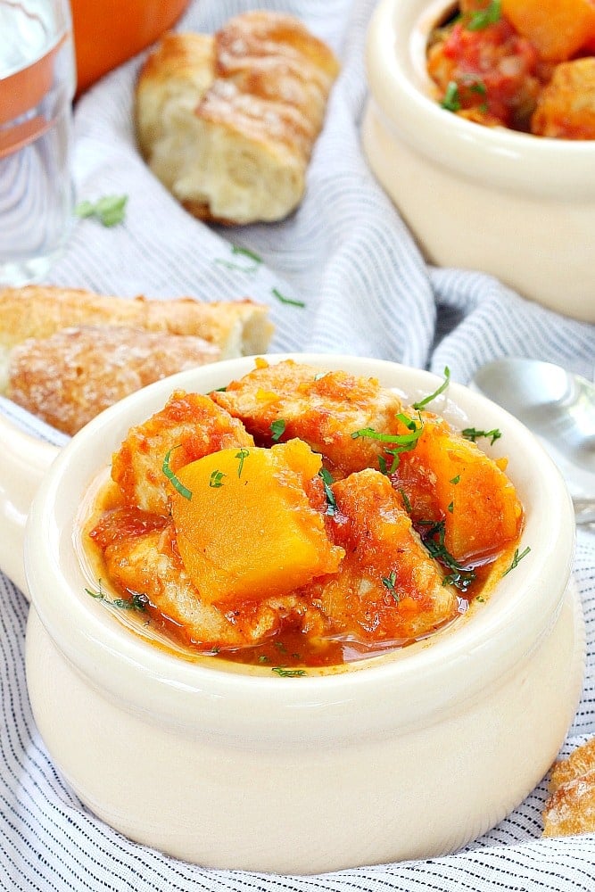 One Pot Pumpkin Pork Stew {Roxana's Home Baking}