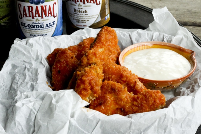 Oven "Fried" Homemade Chicken Nuggets and Boneless Buffalo Wings {Foodie with Family}