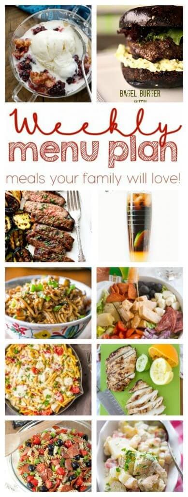 Weekly Meal Plan Week 49 - 10 great bloggers bringing you a full week of recipes including dinner, sides dishes, and desserts!