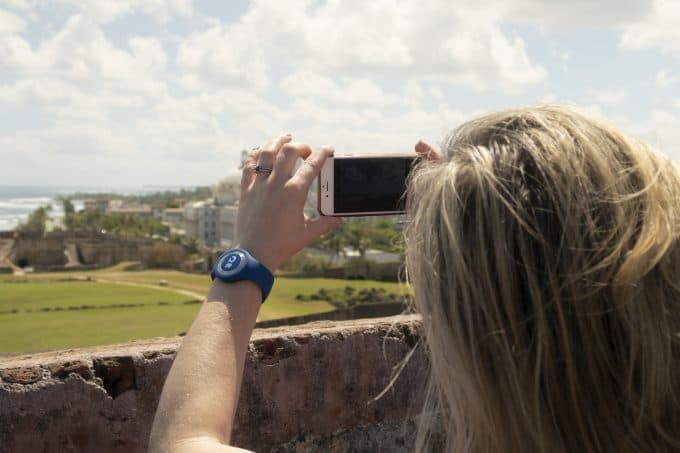 Ocean Medallion as sports band in San Juan, Puerto Rico