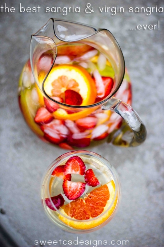 The Best White Sangria {Sweet C's}