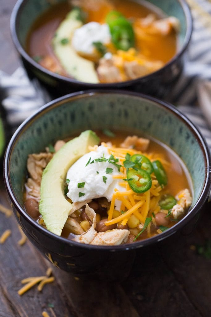 Slow Cooker Chicken Chili {Lemons for Lulu}