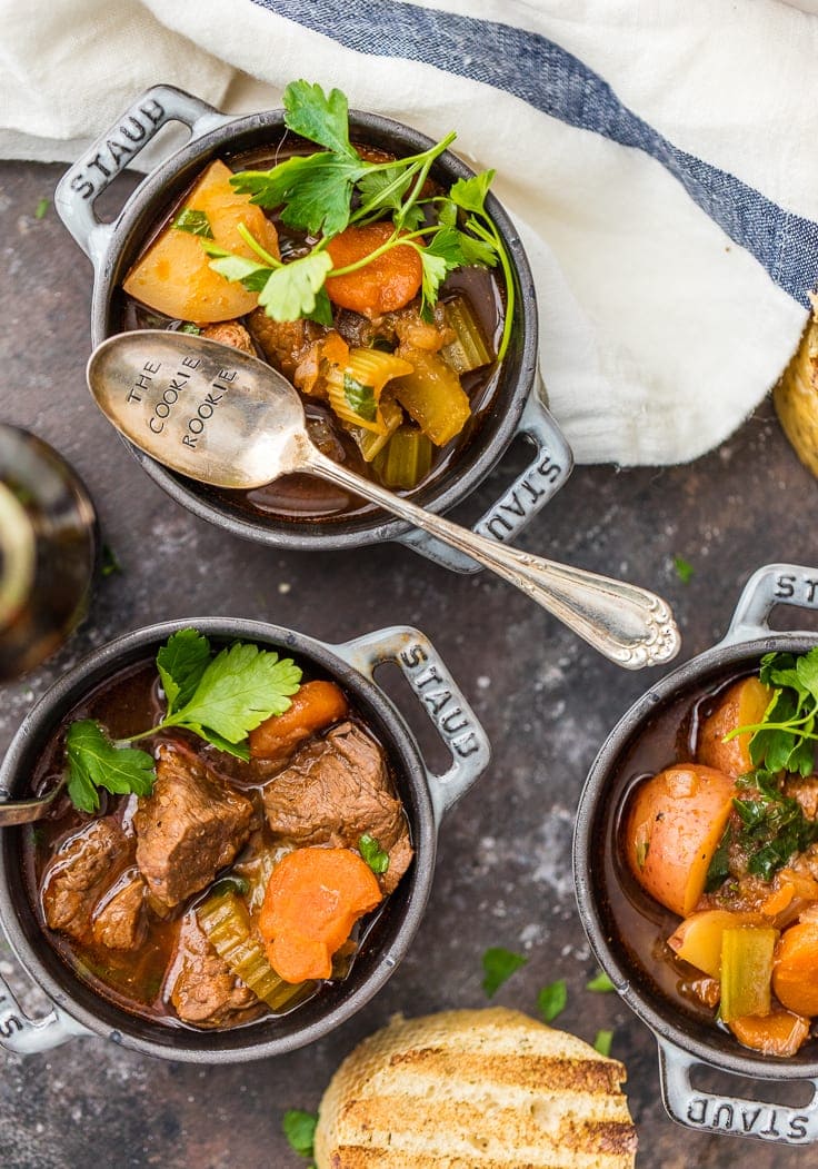 Slow Cooker Guinness Beef Stew {The Cookie Rookie}