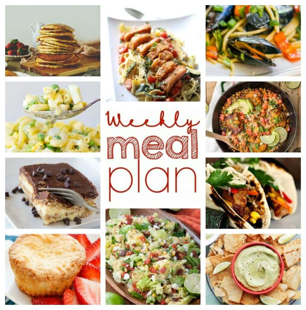 Weekly Meal Plan Week 46 - 10 great bloggers bringing you a full week of recipes including dinner, sides dishes, and desserts!