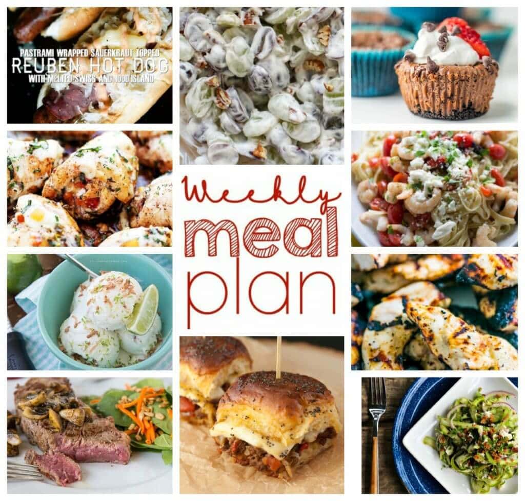 Weekly Meal Plan Week 52 – 10 great bloggers bringing you a full week of recipes including dinner, sides dishes, and desserts!