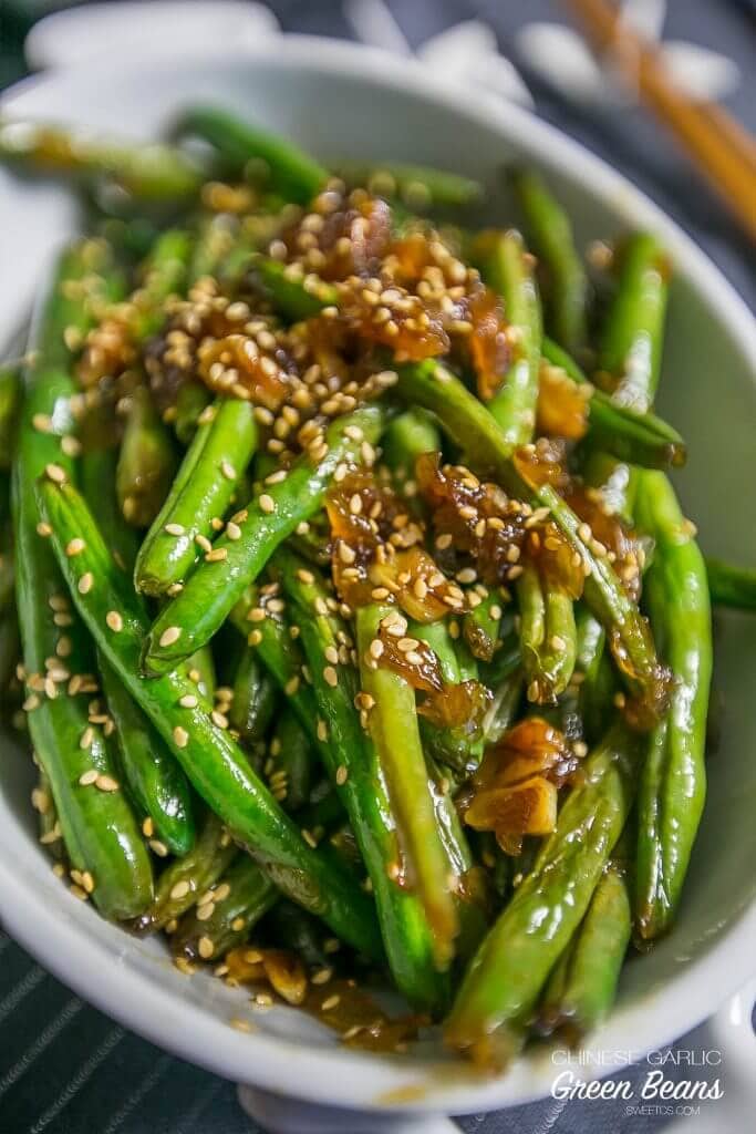 Chinese Garlic Green Beans {Sweet C's Designs}