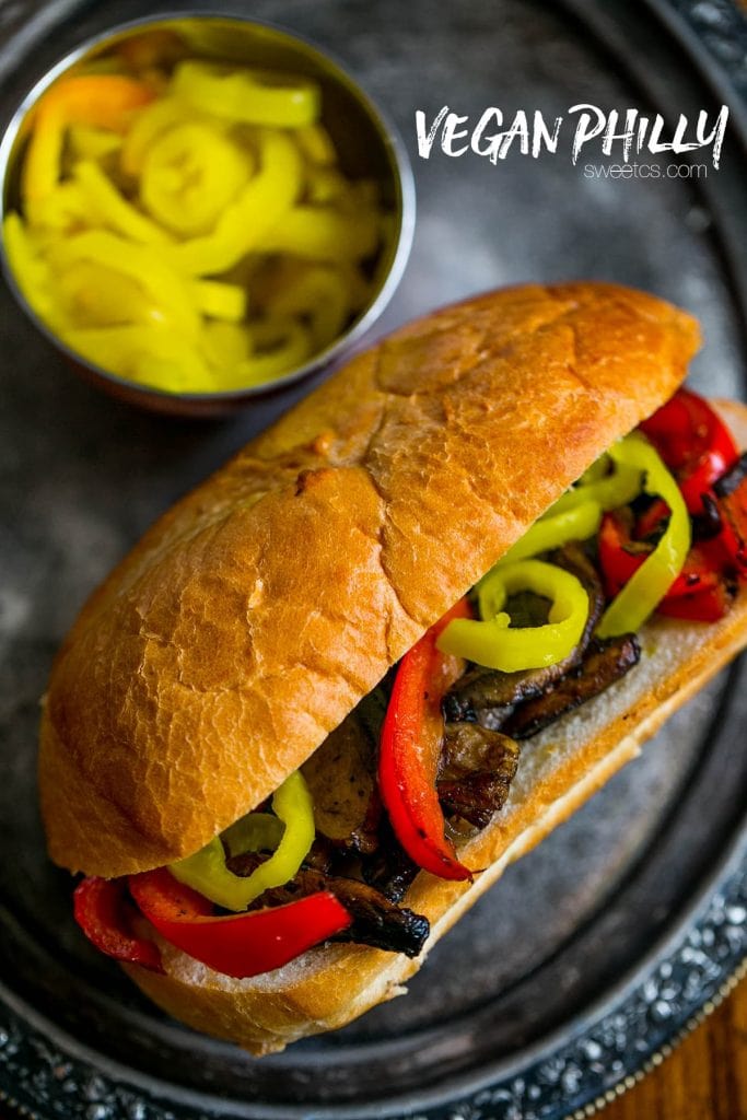 Vegan Philly Cheesesteaks {Sweet Cs}