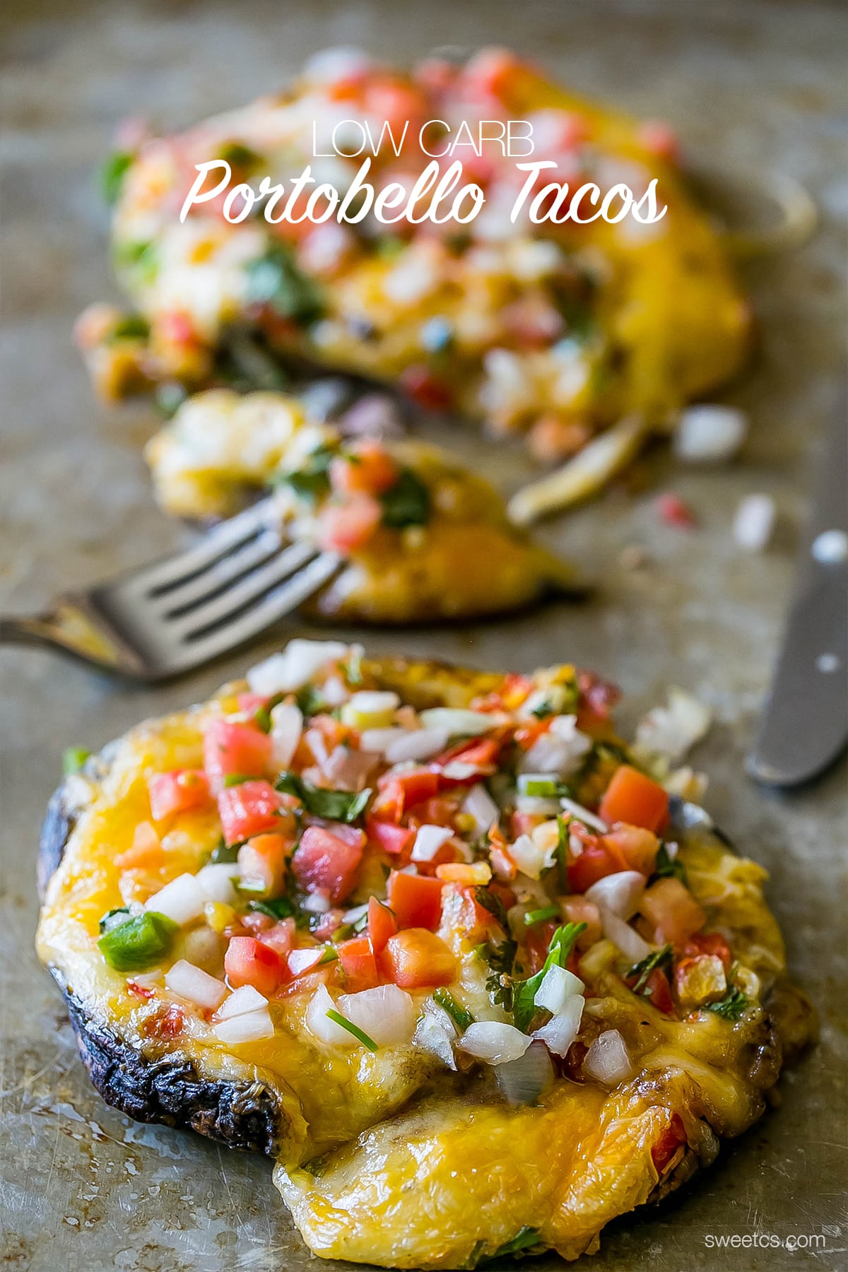 Taco Stuffed Mushrooms {Sweet C's}