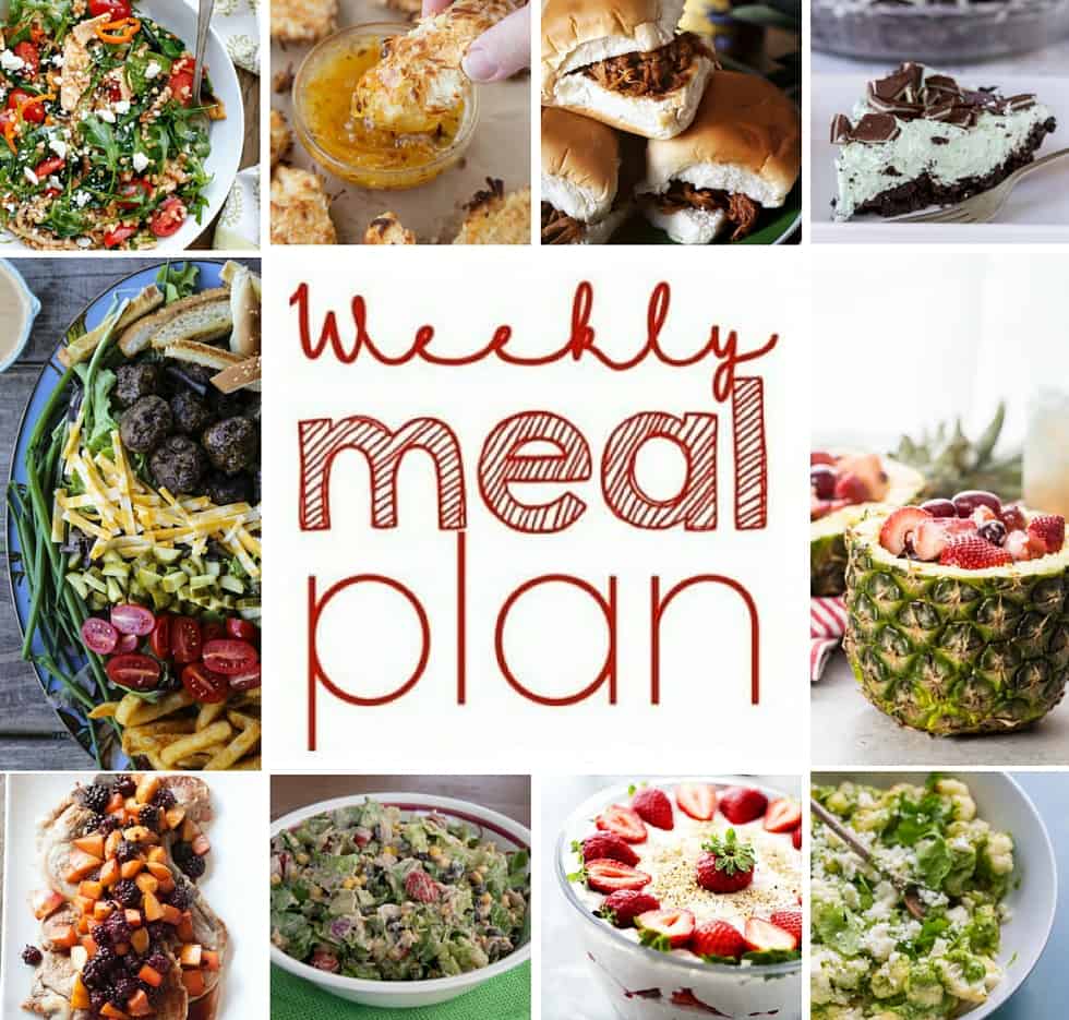 Weekly Meal Plan Week 53 – 10 great bloggers bringing you a full week of recipes including dinner, sides dishes, and desserts!