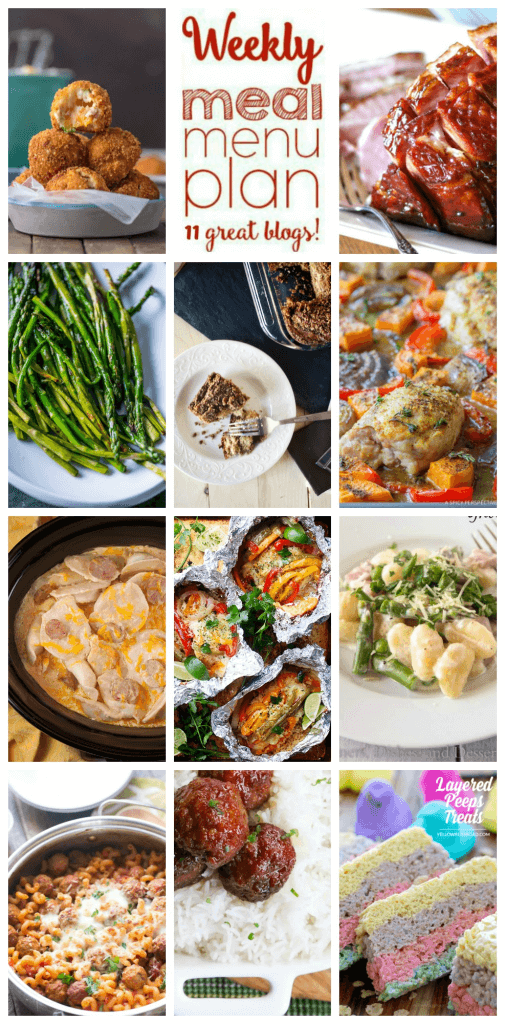 Weekly Meal Plan Week 90 - 11 great bloggers bringing you a full week of recipes including dinner, sides dishes, and desserts!