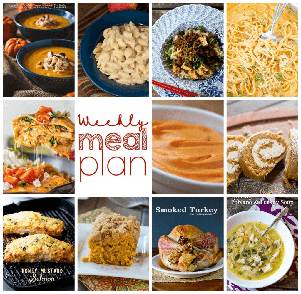 Weekly Meal Plan Week 71 – 11 great bloggers bringing you a full week of recipes including dinner, sides dishes, and desserts!